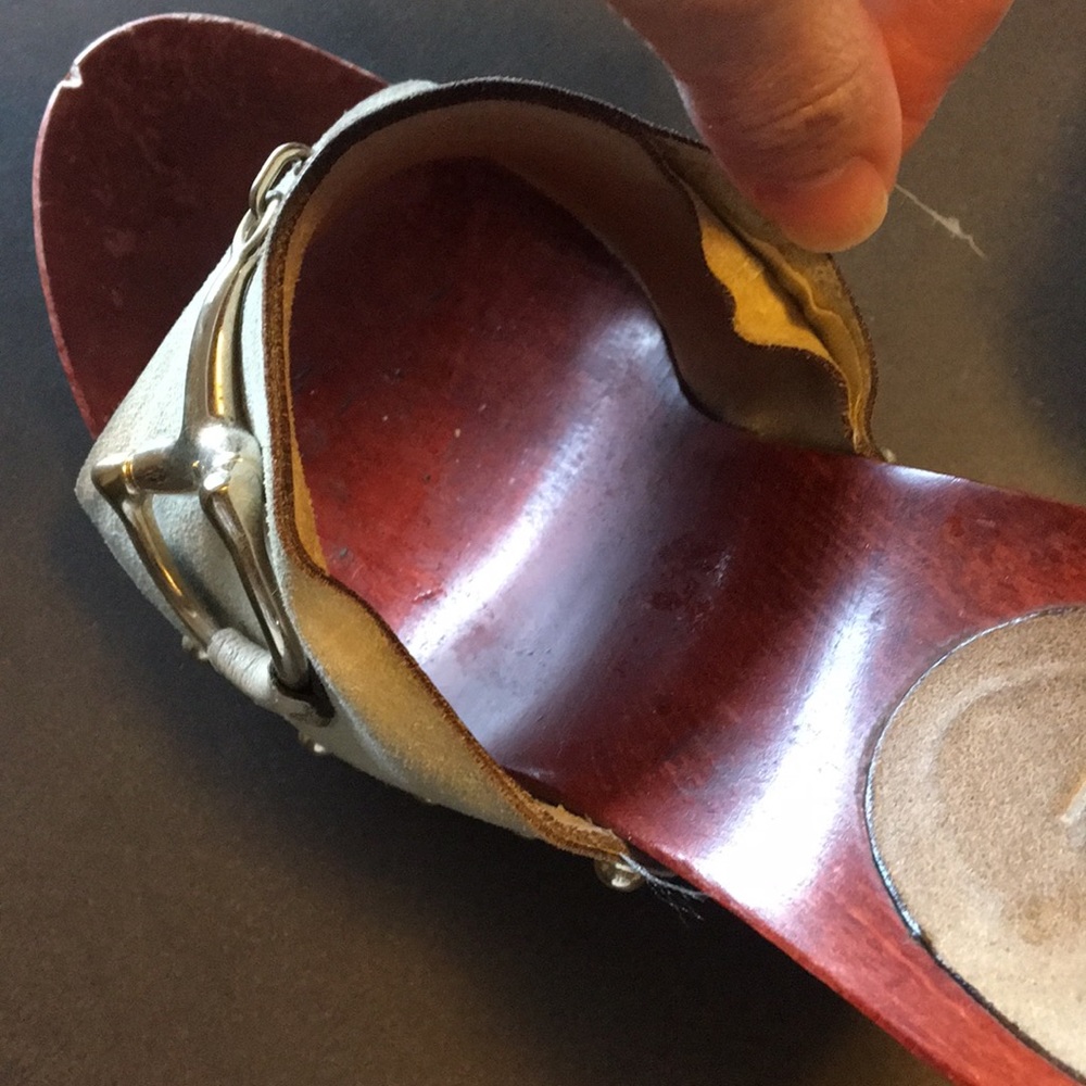 •SOLD•Authentic Vintage Gucci horsebit heels *9 - Picture 6 of 8